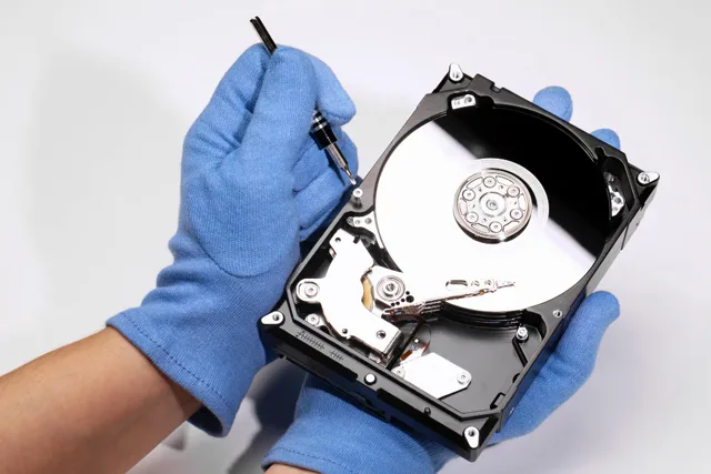 Hard drive inspection — signs of no power failure