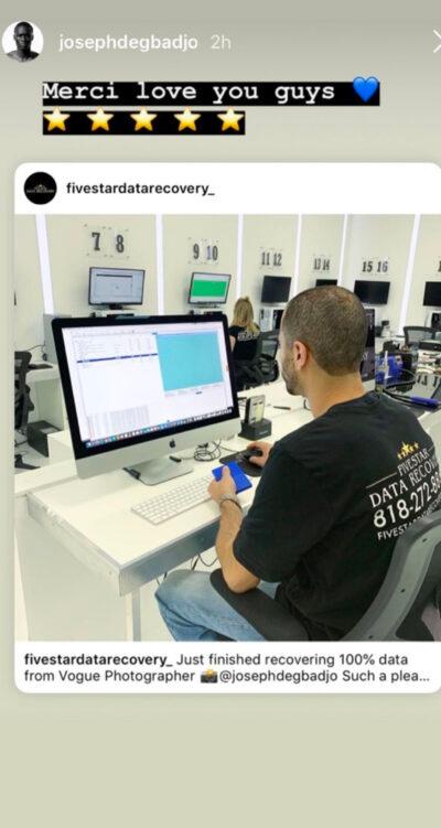 josephdegbadjo review of Five Star Data Recovery